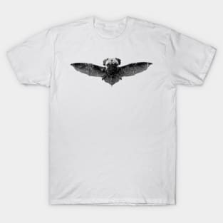 Pug Bat Scary Cute T-Shirt